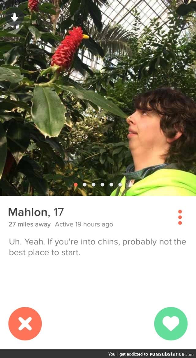 Mahlon's just keeping it real.