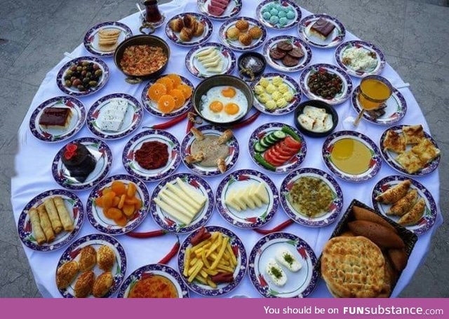 Who is hungry for Turkish breakfast?