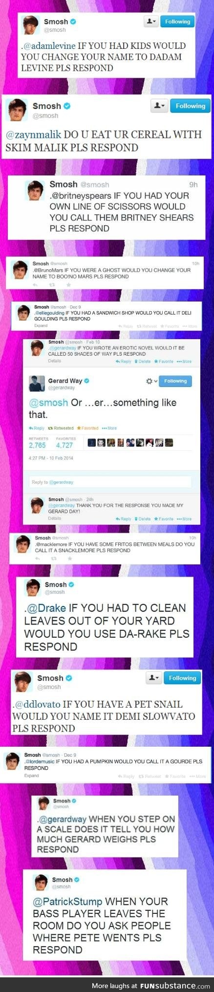 Smosh Celebrity Tweet Comp