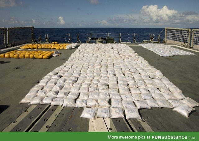 The largest Heroin bust in Australia's history. (1,032 kilos)