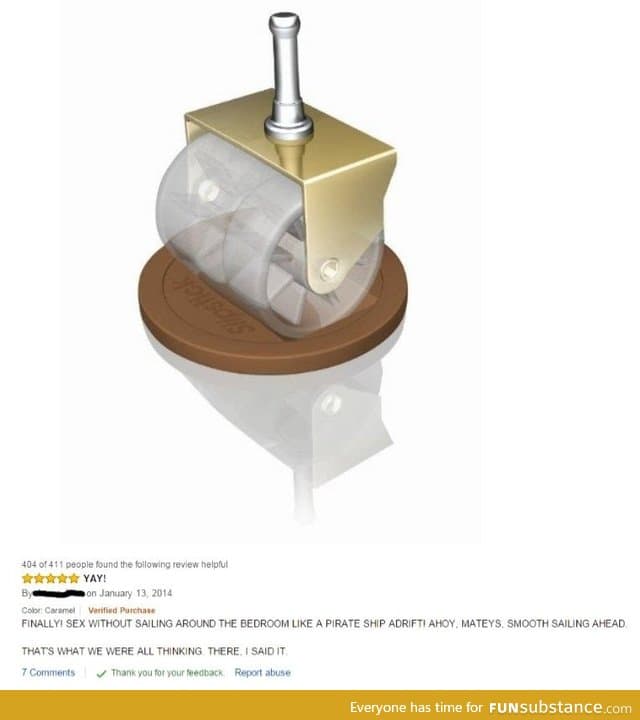 Top Amazon review for items that don't make your bed roll around on hardwood floors