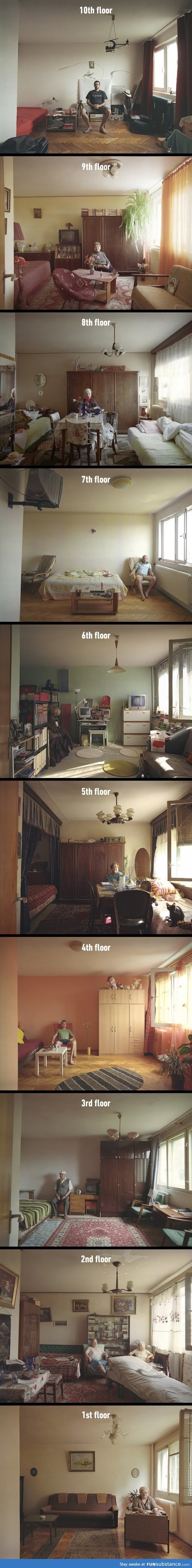 Different floor same apartment