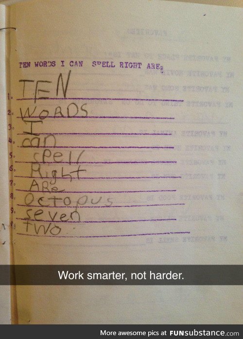 This kid knows