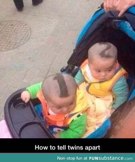 How to tell twins apart