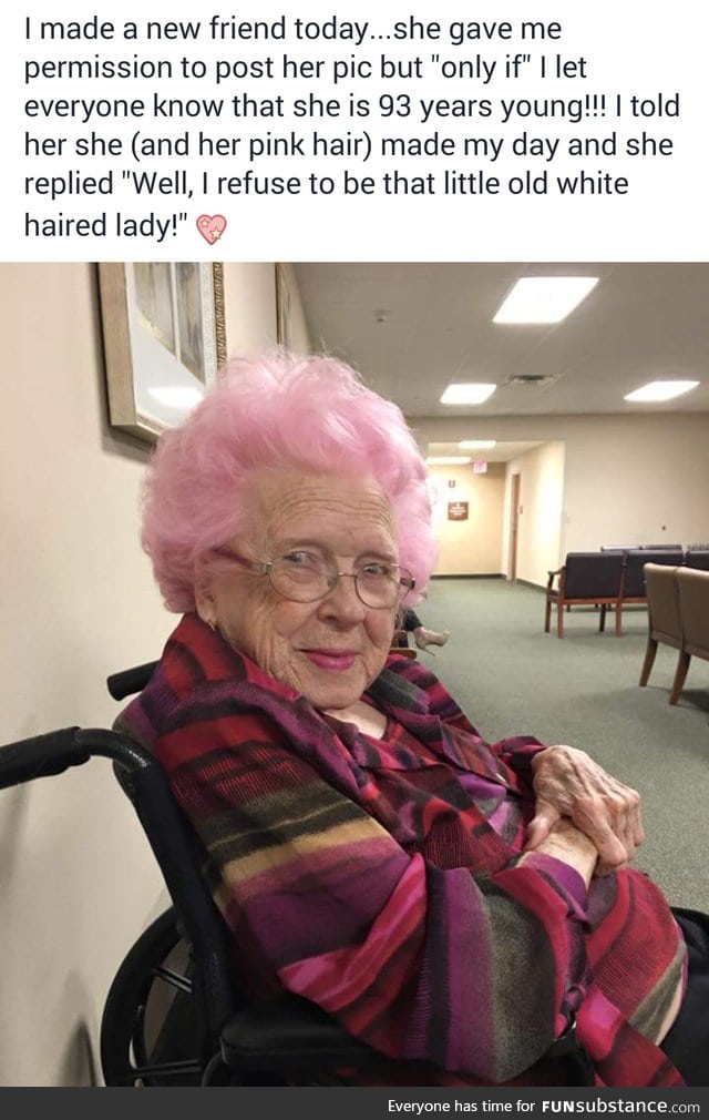 This little old lady is quite badass indeed