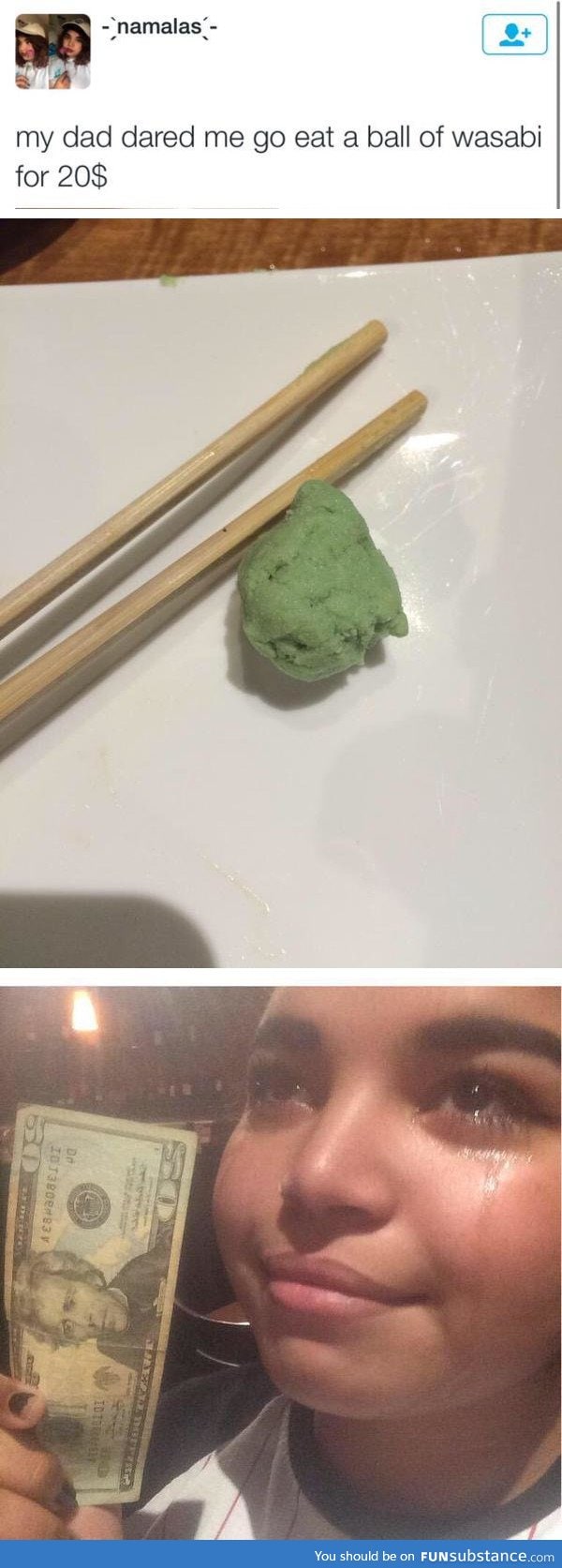 Wasabi dare