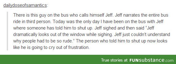 Riding the bus with Jeff