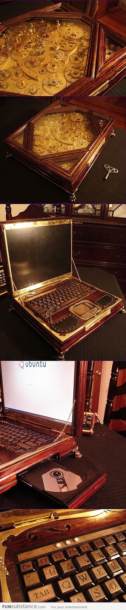 Steampunk Laptop