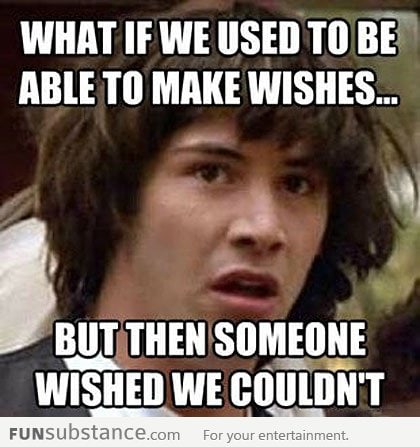 What if we used to be able to make wishes