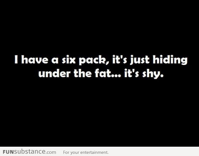 Why you don't see my six pack