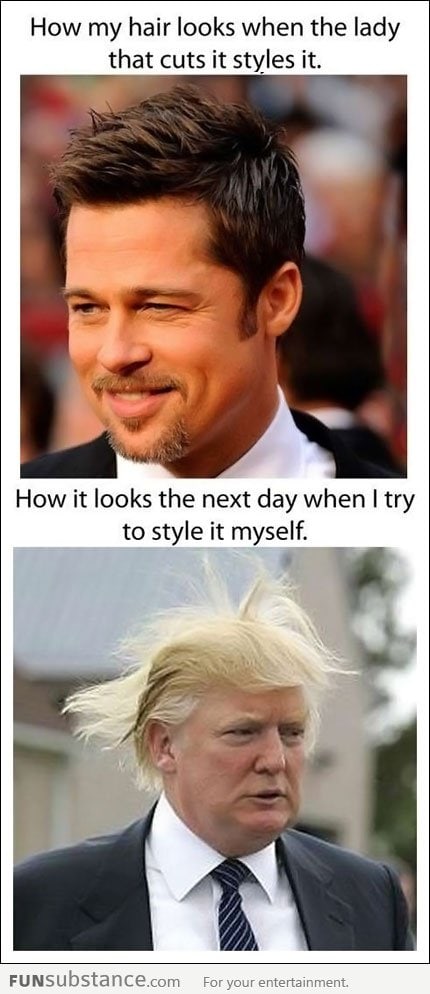 Getting a new haircut...