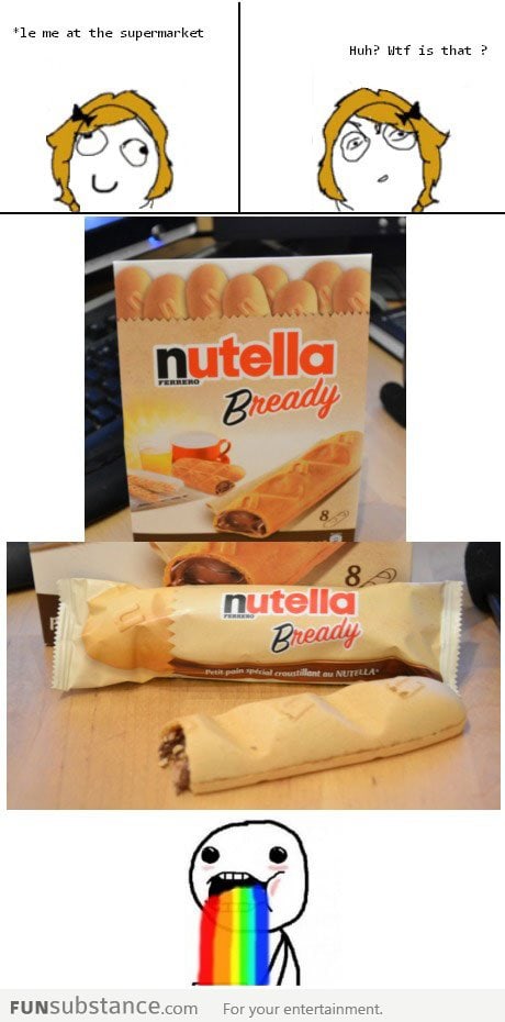 A reason to go to France: Nutella bread