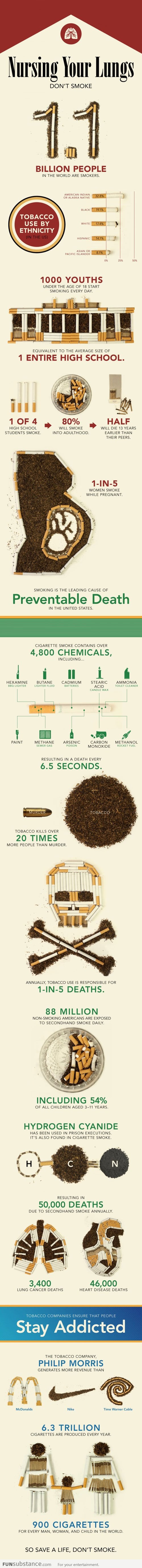 An Infographic About Smoking