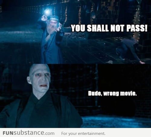 Confused Dumbledore