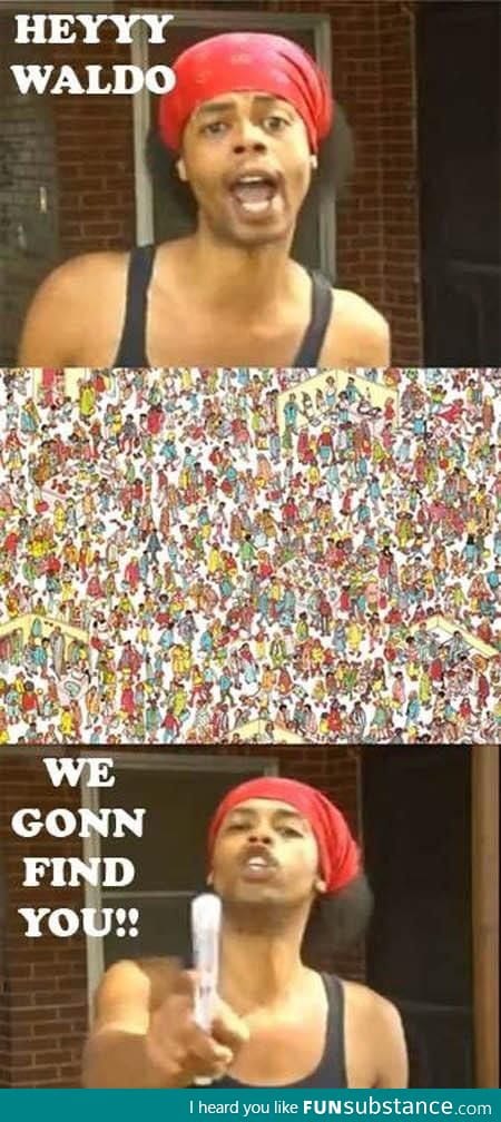 You can't hide Waldo