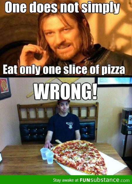 Only one slice