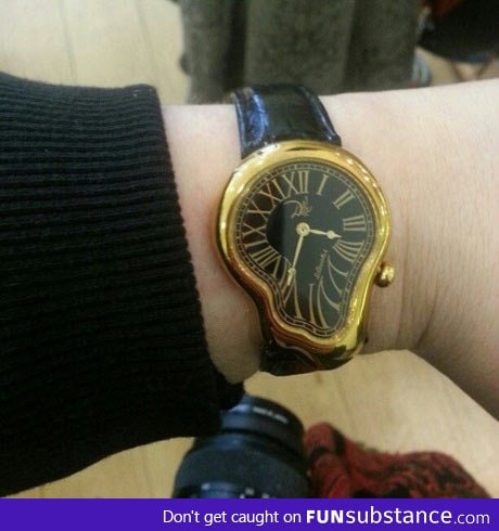 Melting Salvador Dali watch