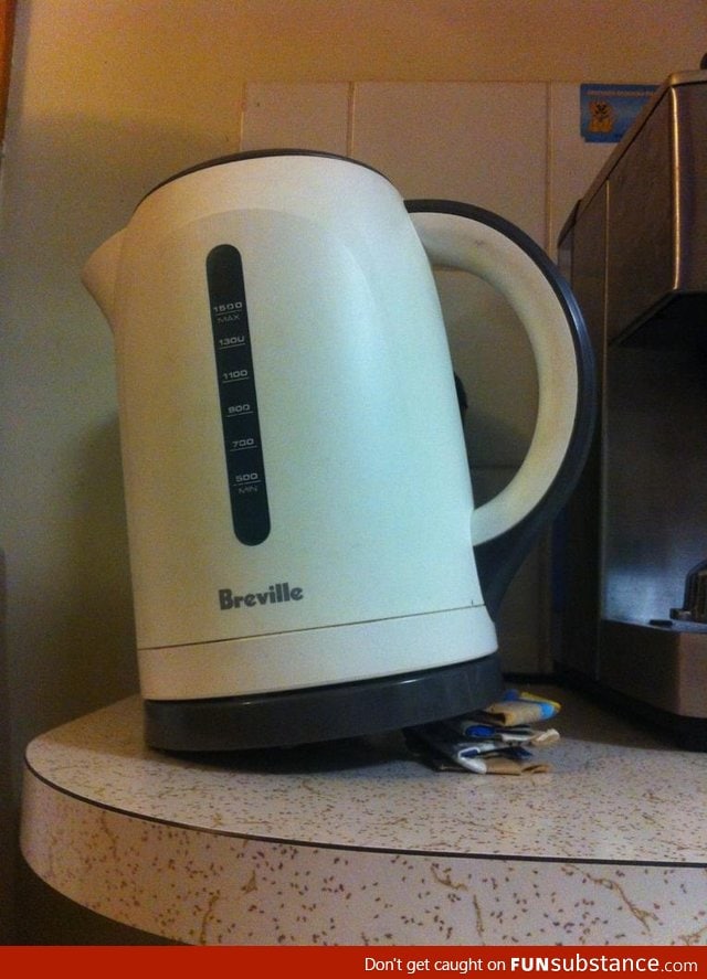 Mum asked me to set the kettle to 80 degrees