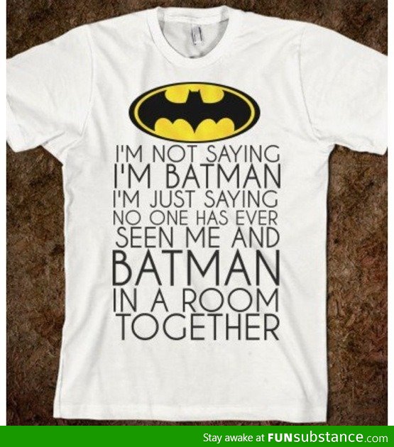 Batman's tshirt