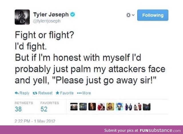 Me in a fight