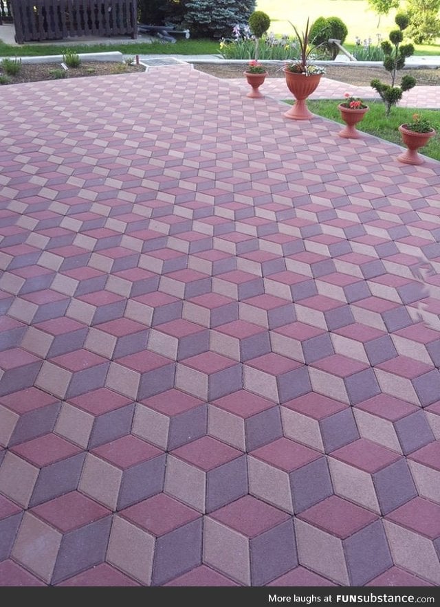 This driveway pattern