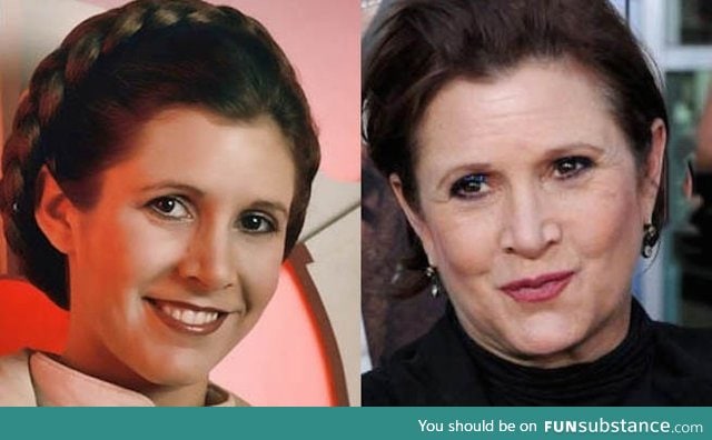 Carrie Fisher is actually the oldest Disney princess