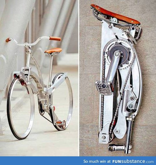 Fold-up bicycle