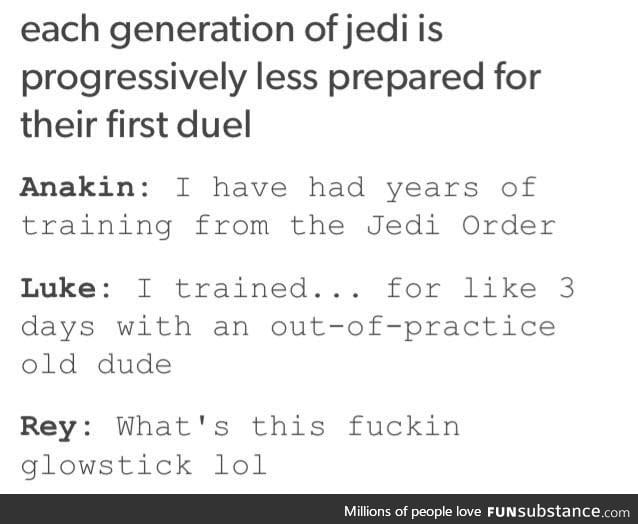 Jedi school tuition fees skyrocketed