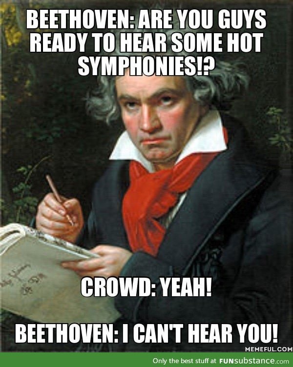 Beethoven before a concert