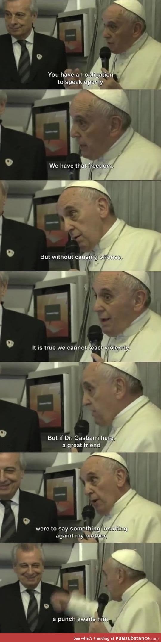 Pope Francis everyone