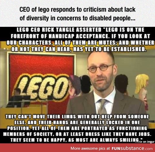 CEO of lego responds like a boss