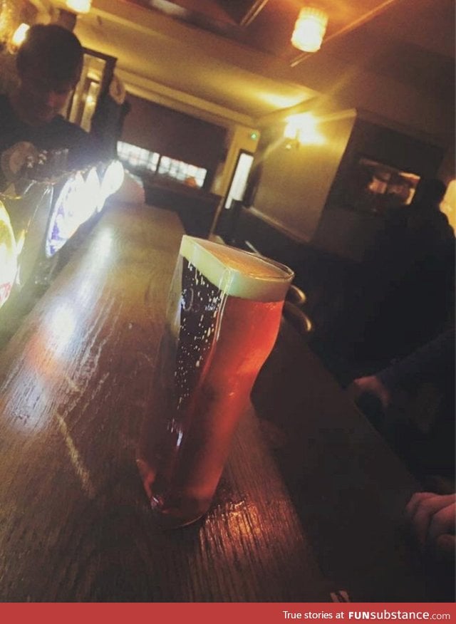 When you ask for a half pint in Ireland they take it literally