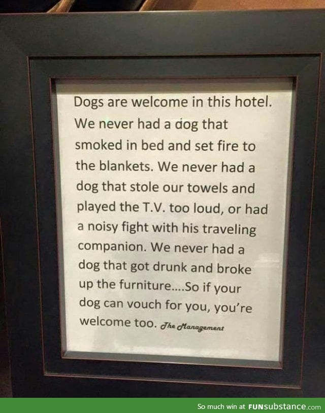 This should be put up at every hotel