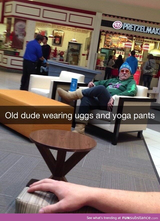 White girls aren't the only ones who wear uggs and yoga pants in the winter