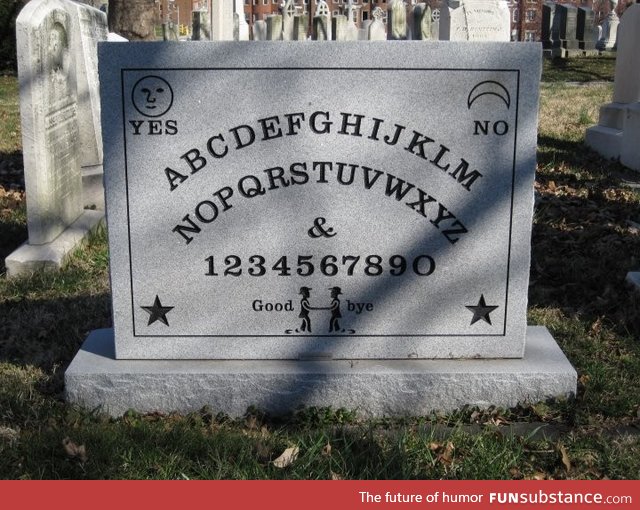 Gravestone of Elijah Bond, who patented the Ouija Board