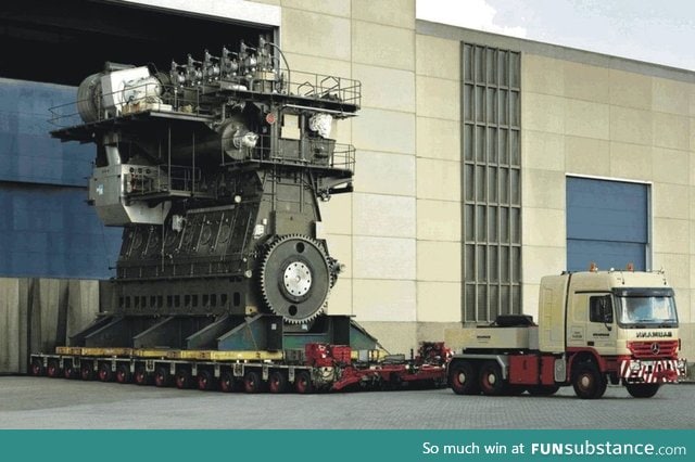 What a 107 thousand horse power engine looks like
