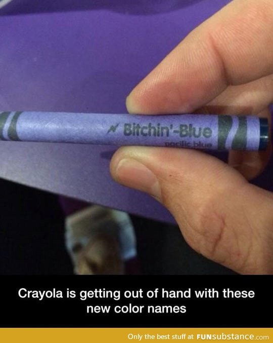 New crayola names