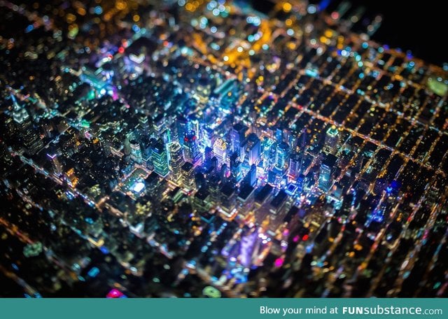 NY at night looks like motherboard