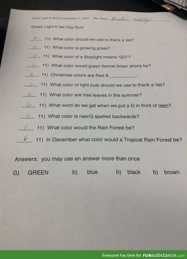 My teacher gave us the Worlds hardest test.