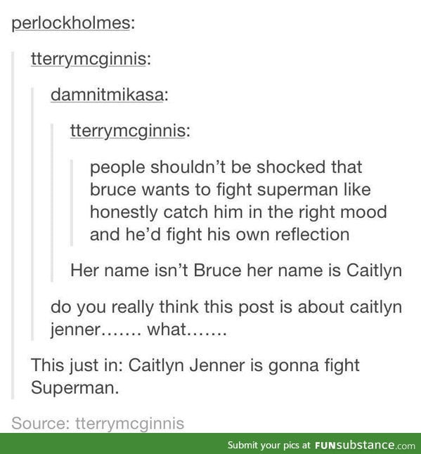 Caitlyn vs. Superman