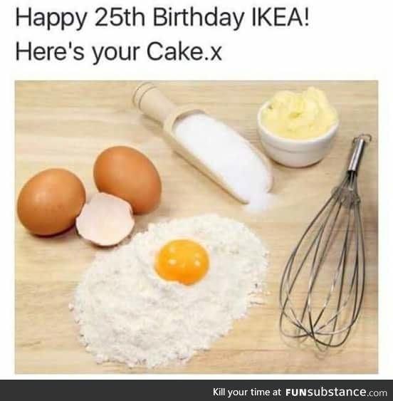Ikea birthday cake now in stores