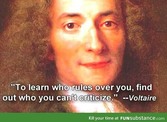 Wise words from voltaire
