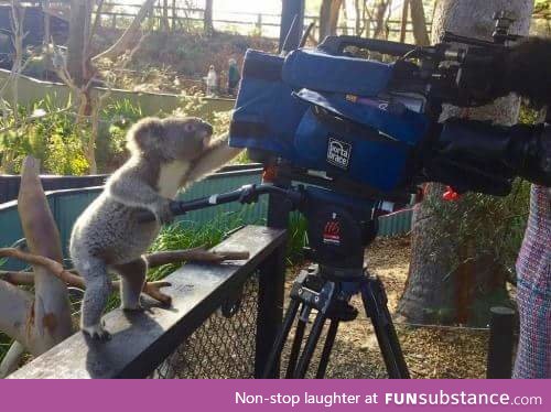 New cameraman started today