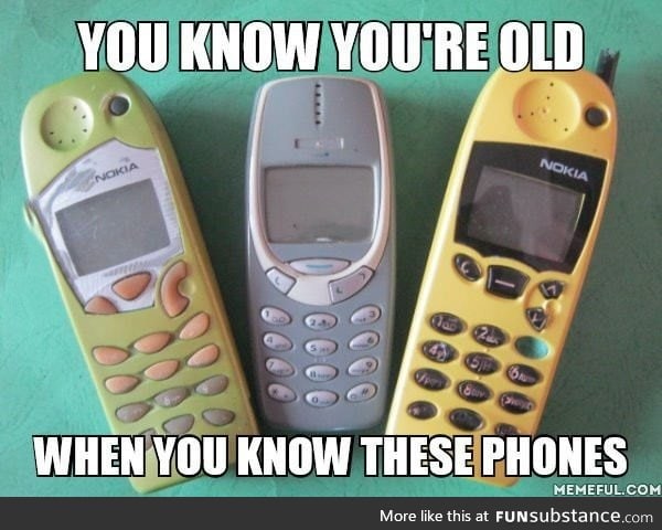 Before iPhones, I played snake and space impact with these phones