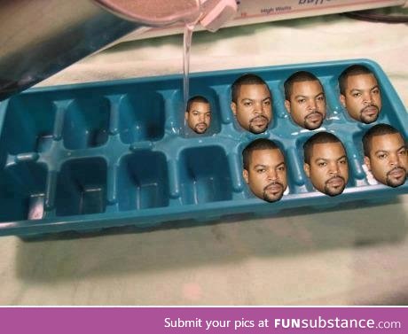 here's some Ice cubes