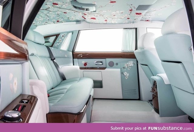 Interior of a 2016 Rolls-Royce Phantom Serenity