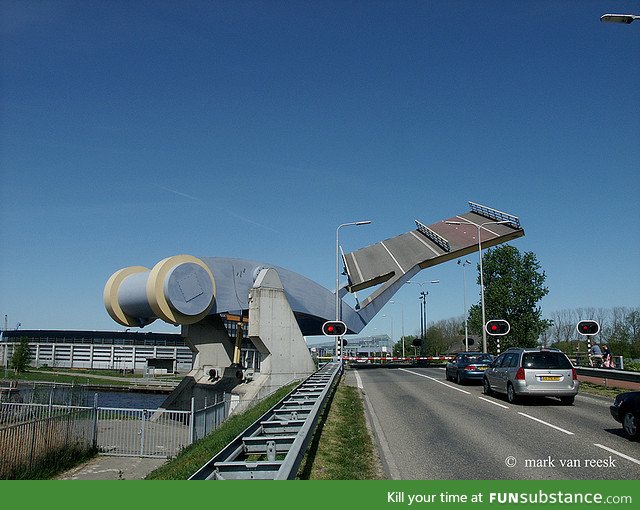The real bridge in Netherlands