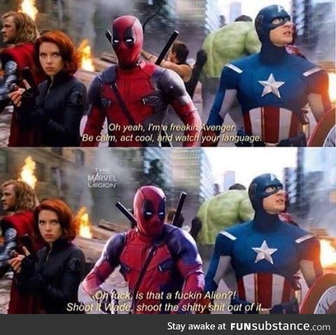 Deadpool in the Avengers