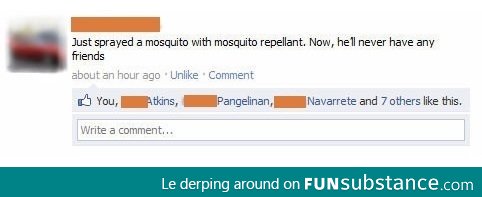 Poor mosquito