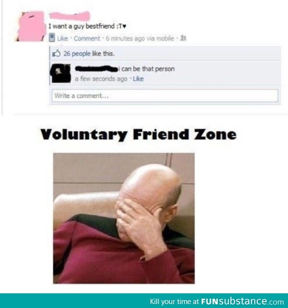 Voluntary Friend Zone